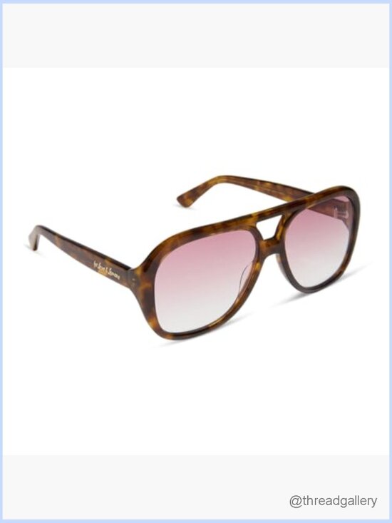 Oversized Navigator Sunglasses UV400 Protection Acetate Frame main image 7